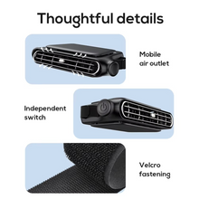 Load image into Gallery viewer, Car Headrest Cooling Fan 3 Speed Adjustable Electric Car Seat Fan 5V/2A Car Rear Backrest Fan Car Interior Accessories