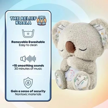 Load image into Gallery viewer, Cuddly Koala Plush Sleep Companion with Gentle Glow and Soothing Sounds