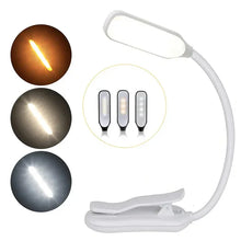Load image into Gallery viewer, LED Reading Lamp Rechargeable USB, 3 Color Temperatures & 9 Brightness Levels Flexible Eye-Friendly Light