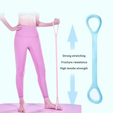 Load image into Gallery viewer, 8-Pack Resistance Bands for Arms, Back, and Shoulder Training – Elastic Bands for Yoga, Pilates, and Physical Therapy