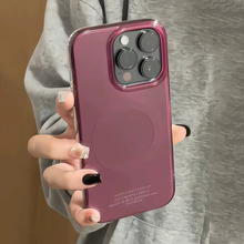 Load image into Gallery viewer, Retro Grape Purple Magnetic Wireless Charging Phone Case for iPhone - Sleek Protective Cover