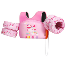 Load image into Gallery viewer, Kids Foam Life Vest with Arm Floats and Safety Whistle for Swimming and Kayaking