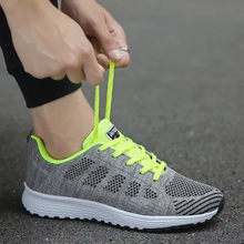 Load image into Gallery viewer, Women's Lace-Up Mesh Sneakers for Everyday Comfort and Breathable Walking