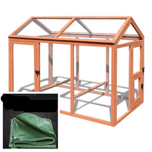 Load image into Gallery viewer, Solid Wood Pet and Poultry House for Indoor and Outdoor Use