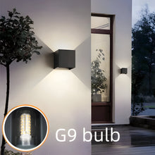 Load image into Gallery viewer, LED Wall Light IP65 Waterproof Aluminum, Warm White G9 Bulb