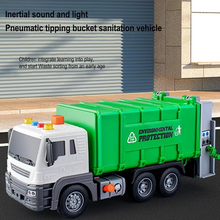 Load image into Gallery viewer, Kids City Garbage Truck Toy with Lights & Sounds