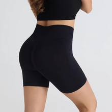 Load image into Gallery viewer, Seamless High Waisted Yoga Shorts for Women Tight Fit Hip Lifting Fitness and Running Shorts