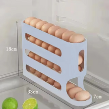 Load image into Gallery viewer, Slide Egg Storage Box – Space-Saving Rolling Tray for Easy, Organized Egg Access