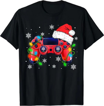 Load image into Gallery viewer, Mischievous Holiday Cheer Funny Anti-Christmas Graphic T-Shirt