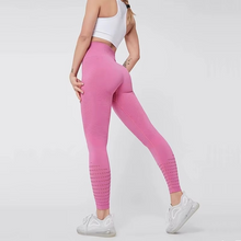 Load image into Gallery viewer, Seamless High Waisted Push Up Workout Leggings for Women