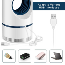 Load image into Gallery viewer, USB Powered Electric Mosquito and Insect Killer Lamp with LED Light Trap