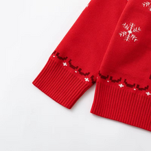 Load image into Gallery viewer, Cozy Knit Sweater for Boys, Cartoon Winter Pullover with Round Neck and Long Sleeves