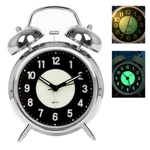 Load image into Gallery viewer, Cute Rabbit Ears Loud Twin Bell Alarm Clock for Heavy Sleepers