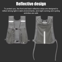 Load image into Gallery viewer, Running Hydration Vest With Reflective Strips And Breathable Mesh Design