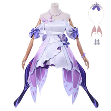 Load image into Gallery viewer, Halloween Full Set for Women – Dress, Wig, Hairband, Butterfly Hairclip, and Props