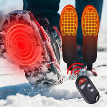 Load image into Gallery viewer, USB Rechargeable 3-Mode Adjustable Heated Insoles for Outdoor Activities