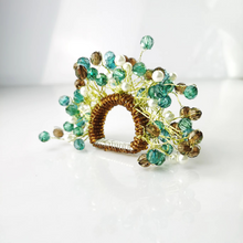 Load image into Gallery viewer, Colorful Acrylic Bead Napkin Ring Set of 4