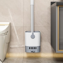 Load image into Gallery viewer, Wall-Mounted Flexi-Handle Toilet Brush with Modern Holder