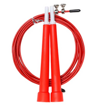 Load image into Gallery viewer, Adjustable Speed Jump Rope with Steel Wire for Fast Workouts and Home Fitness