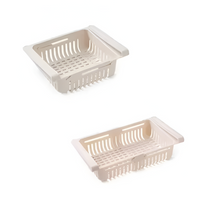 Load image into Gallery viewer, Adjustable Refrigerator Storage Basket for Organized Kitchen