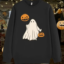 Load image into Gallery viewer, Men’s 3D Halloween Print Round Neck Hoodie