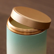Load image into Gallery viewer, Ceramic Tea Jar with Airtight Tin Lid, Compact Tea Storage and Decorative Home Container