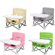 Load image into Gallery viewer, Portable Folding Baby Booster Seat for Dining and Travel
