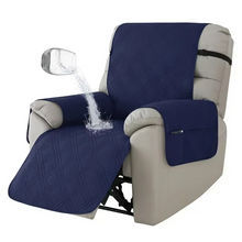 Load image into Gallery viewer, Waterproof Recliner Cover, Anti-Slip Furniture Protector for Pets and Kids, 1 Seater Armchair Slipcover