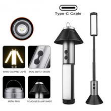 Load image into Gallery viewer, Rechargeable 2-in-1 Telescoping Camping Lantern & Flashlight with Hook