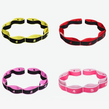 Load image into Gallery viewer, Yoga Stretch Strap with Loops for Pilates and Dance