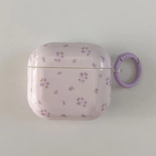 Load image into Gallery viewer, Spring Purple Floral Soft Protective Case for Apple AirPods