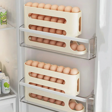 Load image into Gallery viewer, Slide Egg Storage Box – Space-Saving Rolling Tray for Easy, Organized Egg Access