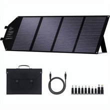 Load image into Gallery viewer, Foldable Portable Solar Panel Charger 100W, 60W, 40W with USB and DC Output – Waterproof for Power Stations