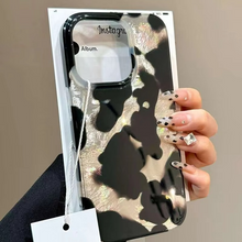 Load image into Gallery viewer, Gradient Ink Marks Laser Phone Case with Glacier Pattern Shockproof Soft Cover