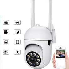 Load image into Gallery viewer, 1080P PTZ WiFi Security Camera with Audio, 4X Zoom, Night Vision, Waterproof