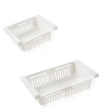 Load image into Gallery viewer, Adjustable Refrigerator Storage Basket for Organized Kitchen