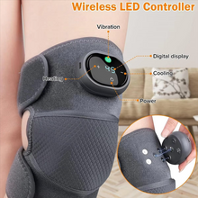 Load image into Gallery viewer, Heating Knee Massager 3 in 1 Portable Vibration and Heat Therapy Device for Knee Shoulder and Elbow Pain Relief
