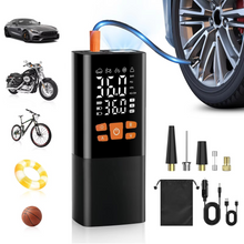 Load image into Gallery viewer, Portable Tire Inflator Air Compressor, 180 PSI Rechargeable Pump with 25000mAh Battery