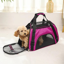 Load image into Gallery viewer, Soft-Sided Pet Carrier with Breathable Mesh for Small Dogs and Cats