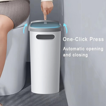 Load image into Gallery viewer, Streamlined Space-Saving Trash Can with Easy Press-Top Lid