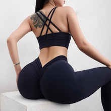 Load image into Gallery viewer, Back V Scrunch Leggings High Waisted Yoga Pants for Women