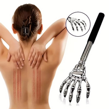 Load image into Gallery viewer, Stainless Steel Telescoping Back Scratcher and Massager for People and Pets
