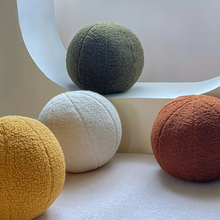 Load image into Gallery viewer, Nordic Spherical Throw Pillow Soft Cotton Decorative Cushion with Zipper Closure