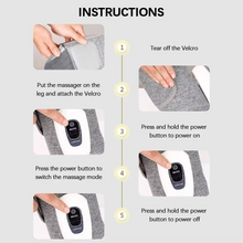Load image into Gallery viewer, Wireless Rechargeable Electric Leg Massager with Air Compression for Calf Relaxation and Muscle Recovery