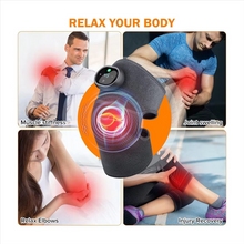 Load image into Gallery viewer, Heating Knee Massager 3 in 1 Portable Vibration and Heat Therapy Device for Knee Shoulder and Elbow Pain Relief