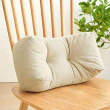 Load image into Gallery viewer, Plush Lumbar Support Pillow for Office and Study Comfort