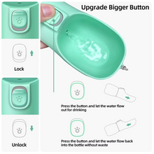 Load image into Gallery viewer, Portable Leakproof Dog Water Bottle with Built-In Drinking Cup