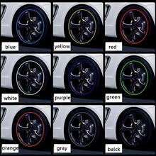 Load image into Gallery viewer, Universal Car Wheel Edge Trim Protector – 26 ft Decorative Rim Guard Strip