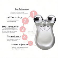 Load image into Gallery viewer, Dual-Head RF & EMS Microcurrent Facial Rejuvenation Device
