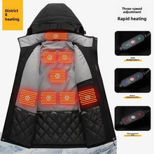 Load image into Gallery viewer, Men's Outdoor Thermal Jacket with Intelligent Heating and Eight Zone Warmth